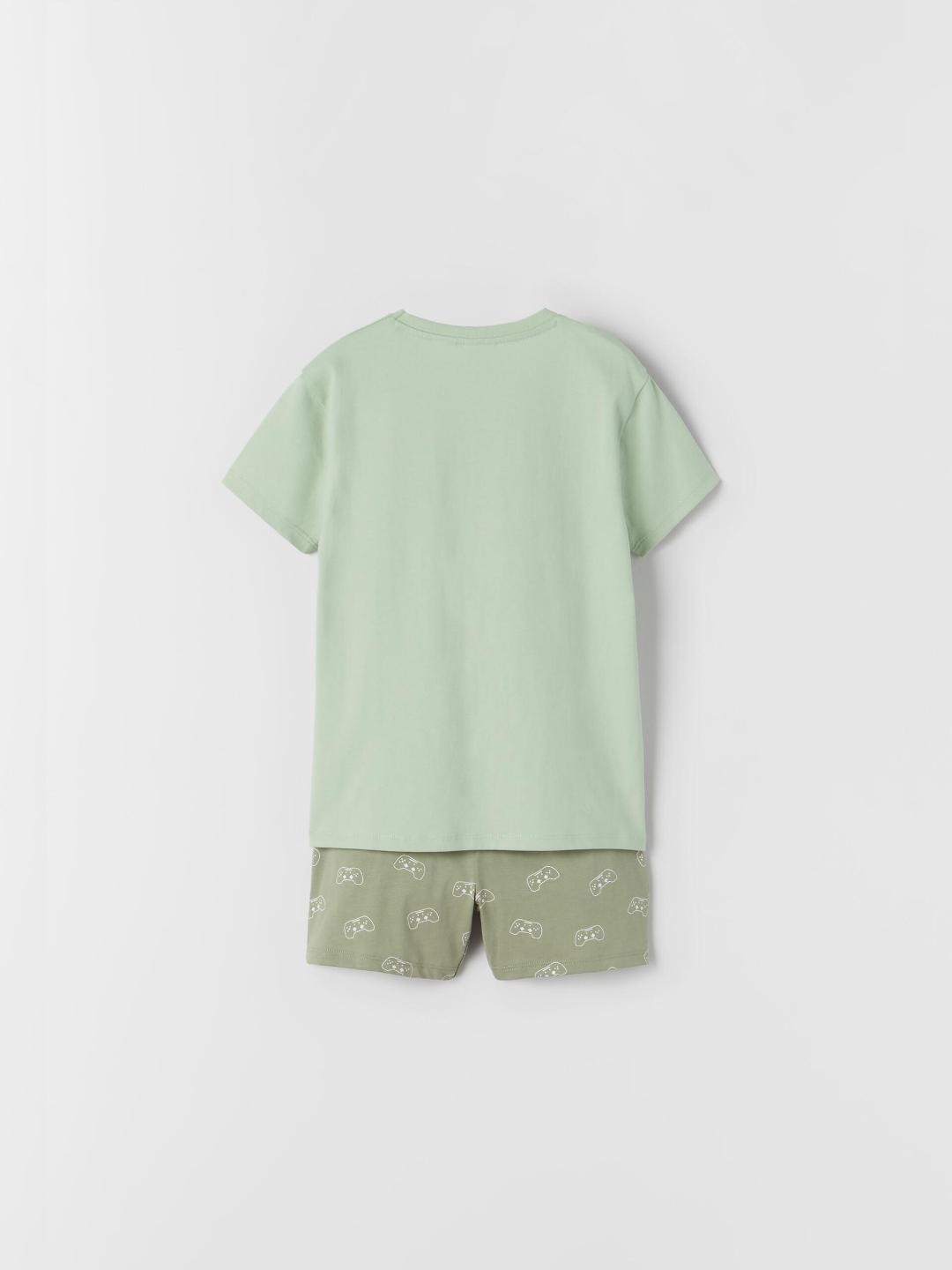 

ZARA Kids-Unisex Green Clothing Set