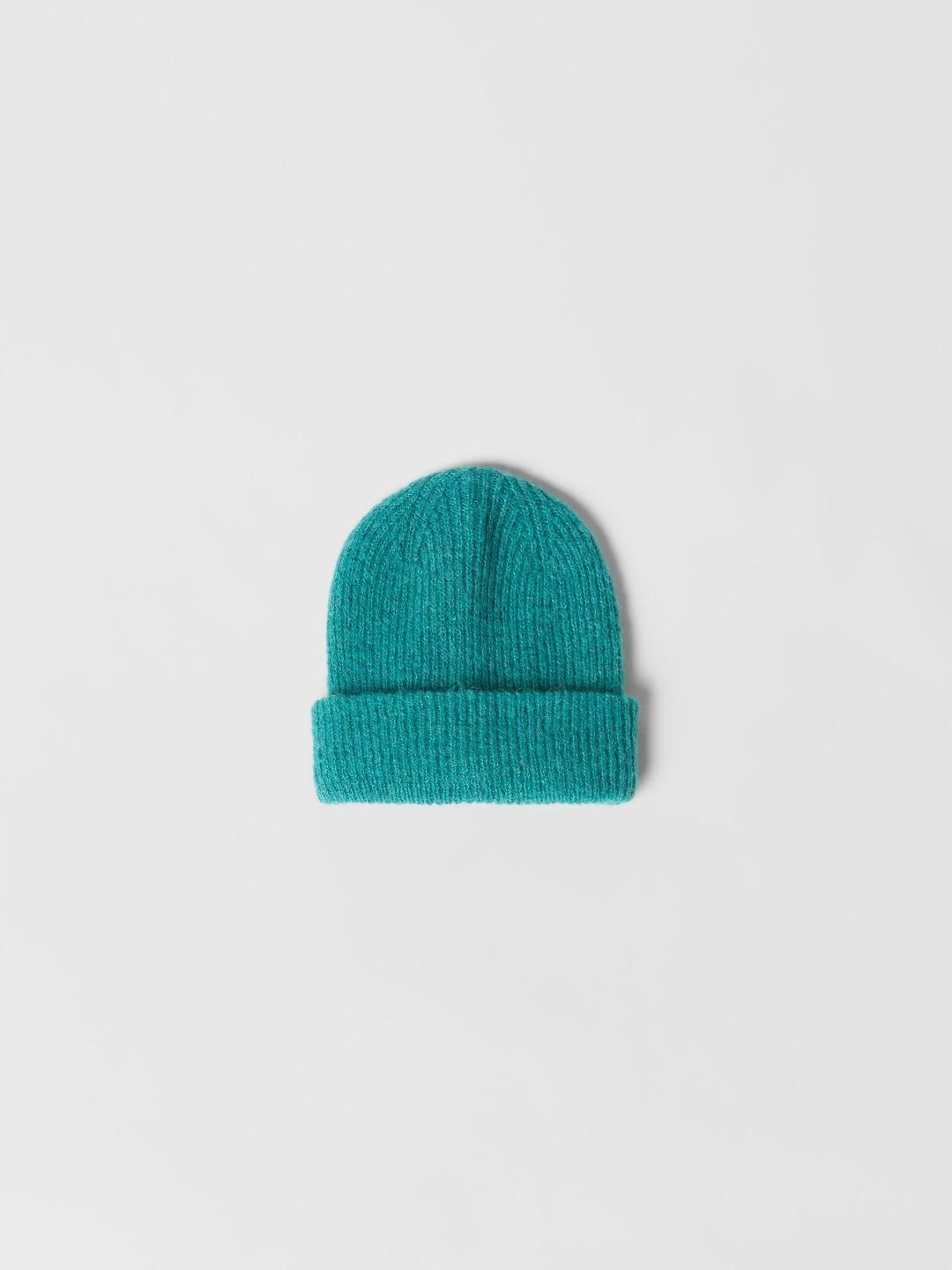 

ZARA Kids-Unisex Green Caps