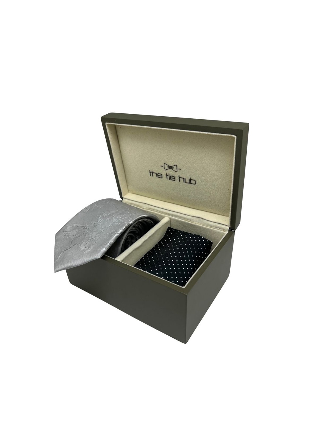 

The Tie Hub Men Accessory Gift Set, Grey