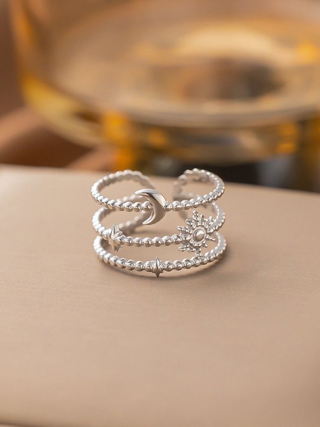 

MYKI Silver-Plated Finger Ring