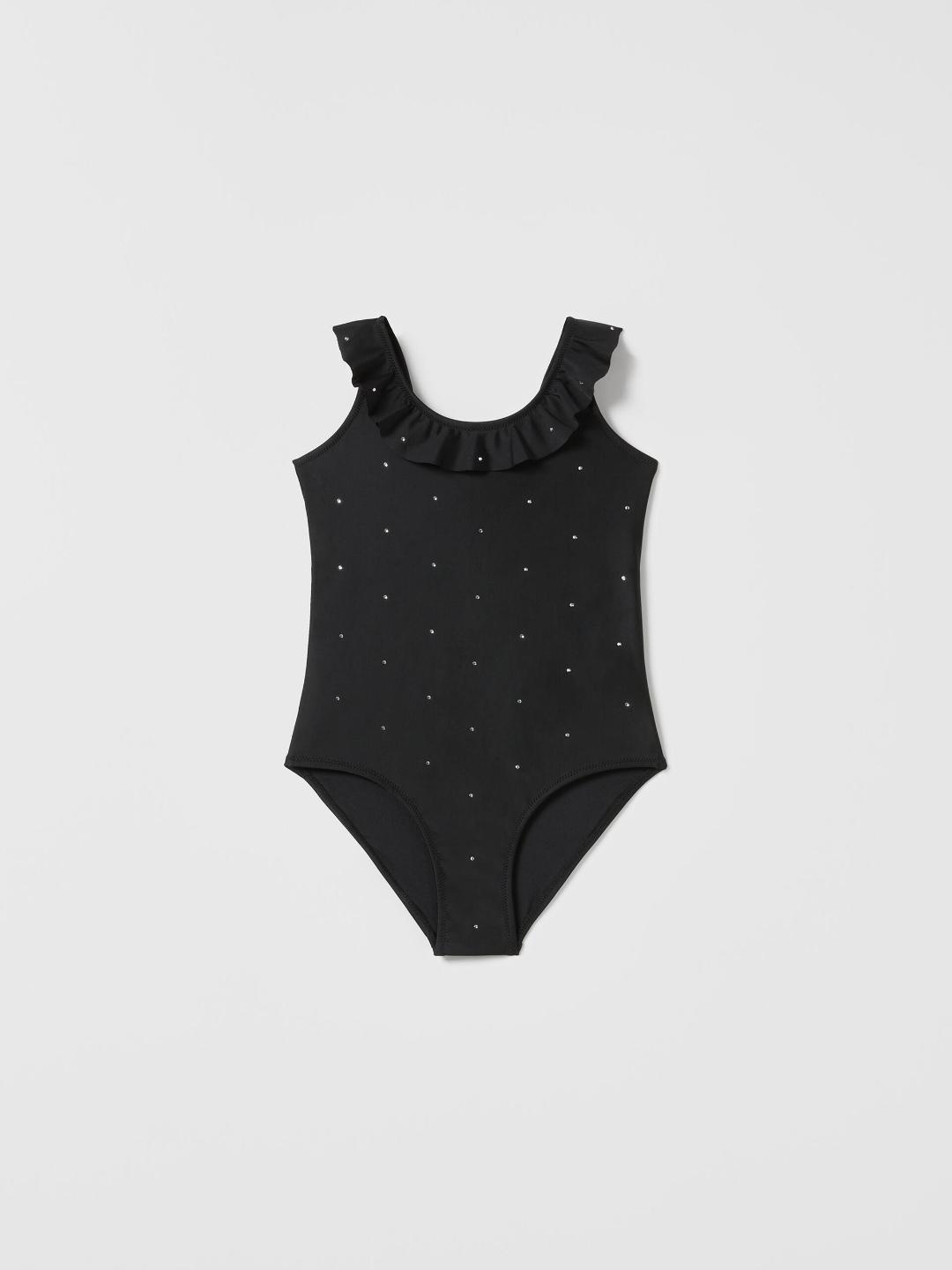 

ZARA Kids-Unisex Black Swimwear