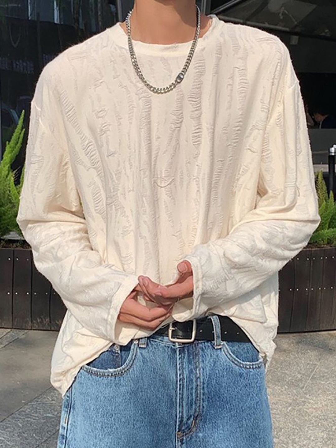

StyleCast x Revolte Men T-shirt, Beige