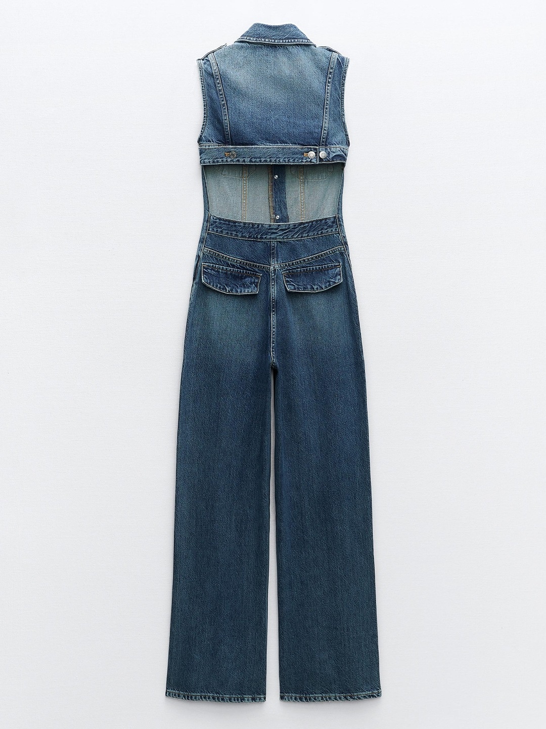

ZARA Women Navy Blue Jumpsuit