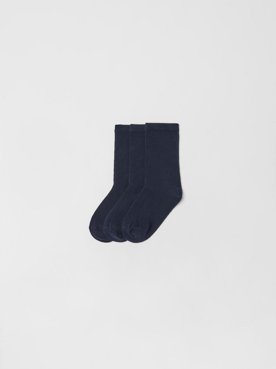 

ZARA Kids-Unisex Navy Blue Socks