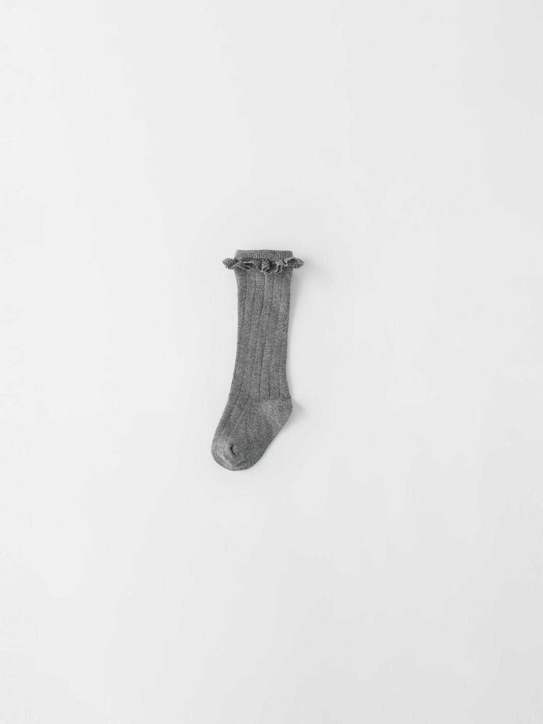 

ZARA Kids-Unisex Grey Socks