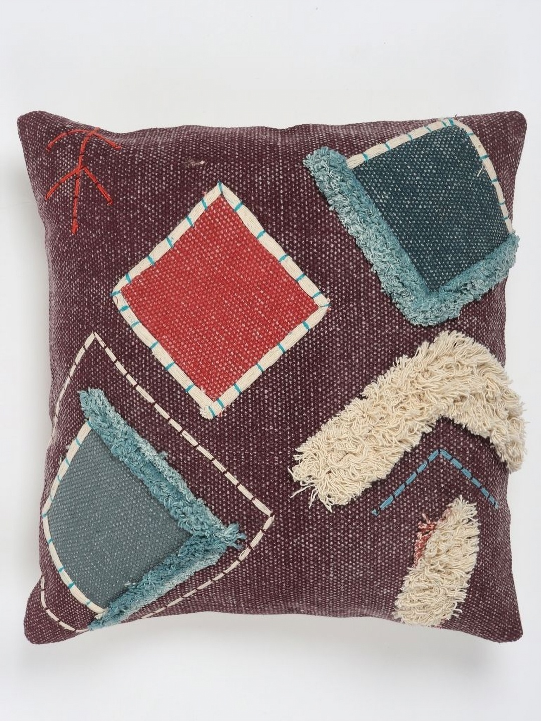 

Art Avenue Brown & Blue Geometric Square Cushion Covers
