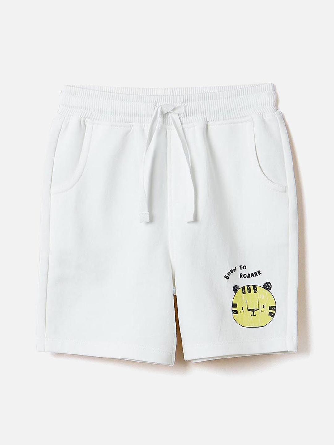 

Juniors by Babyshop Boys Mid-Rise Knee Length Shorts, White