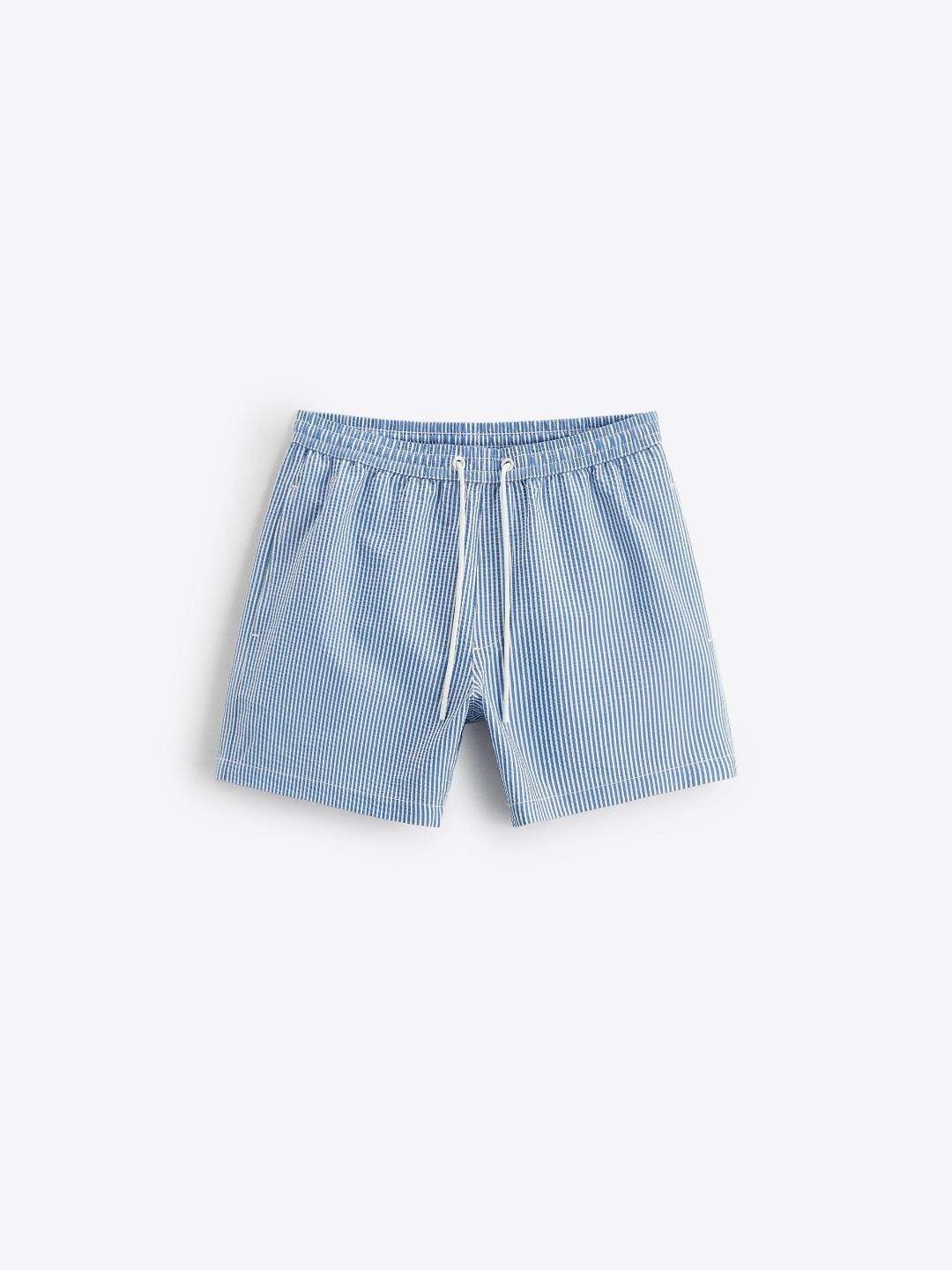 

ZARA Men Navy Blue Swimwear