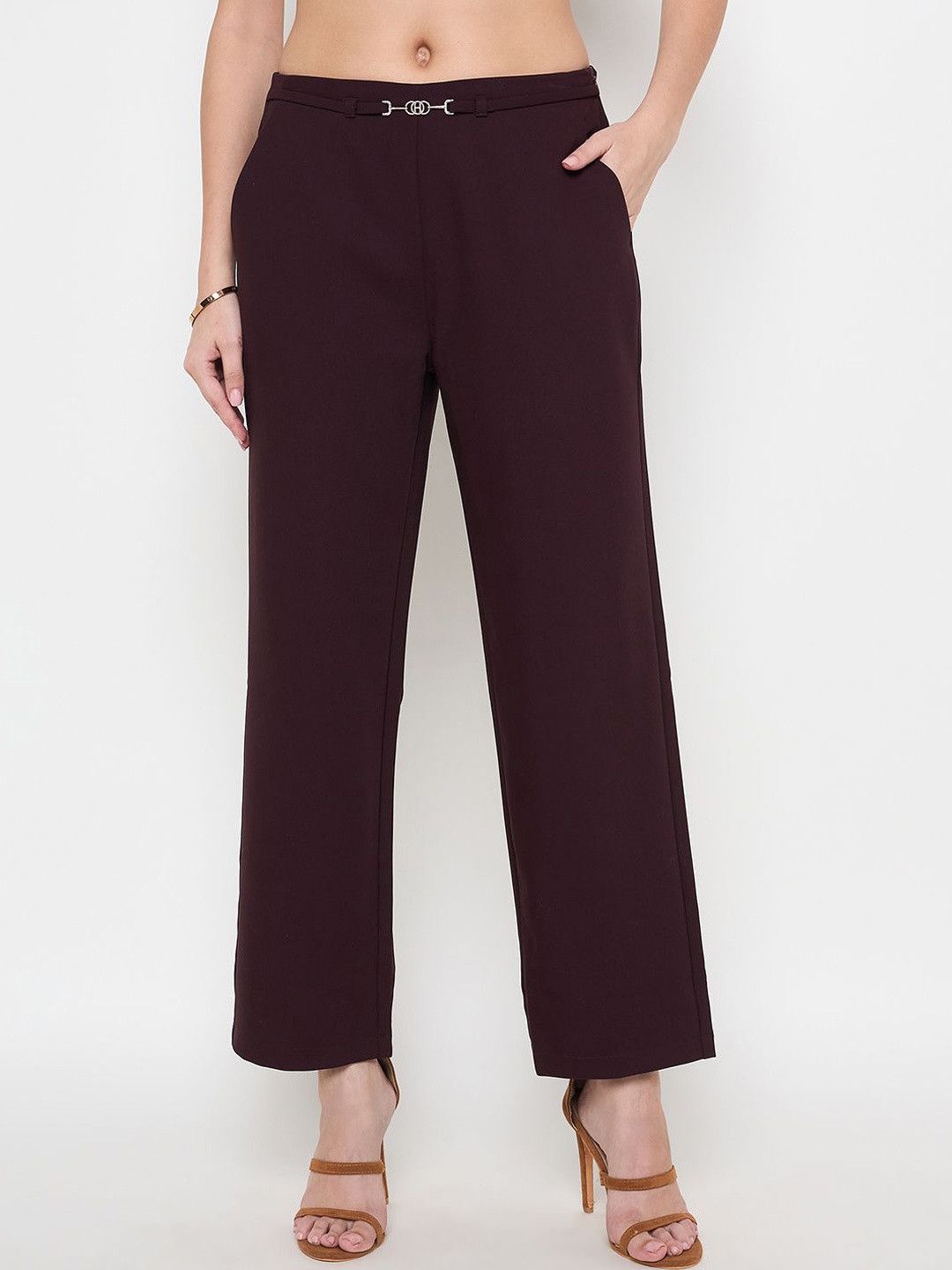 

Madame Women Trousers, Red