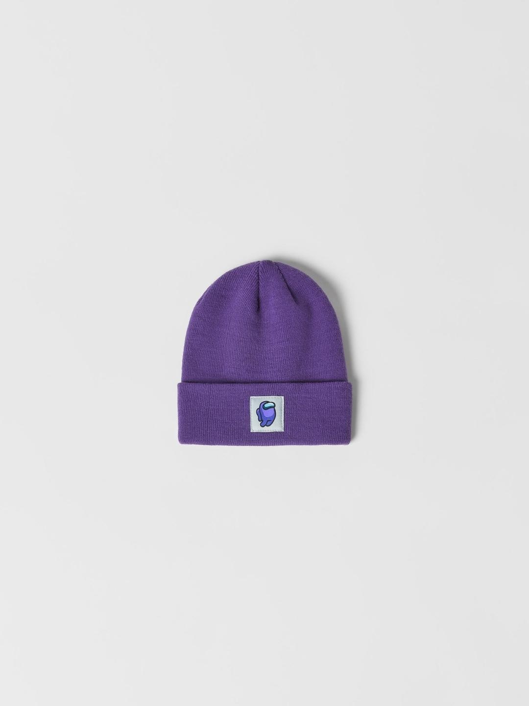 

ZARA Kids-Unisex Violet Caps