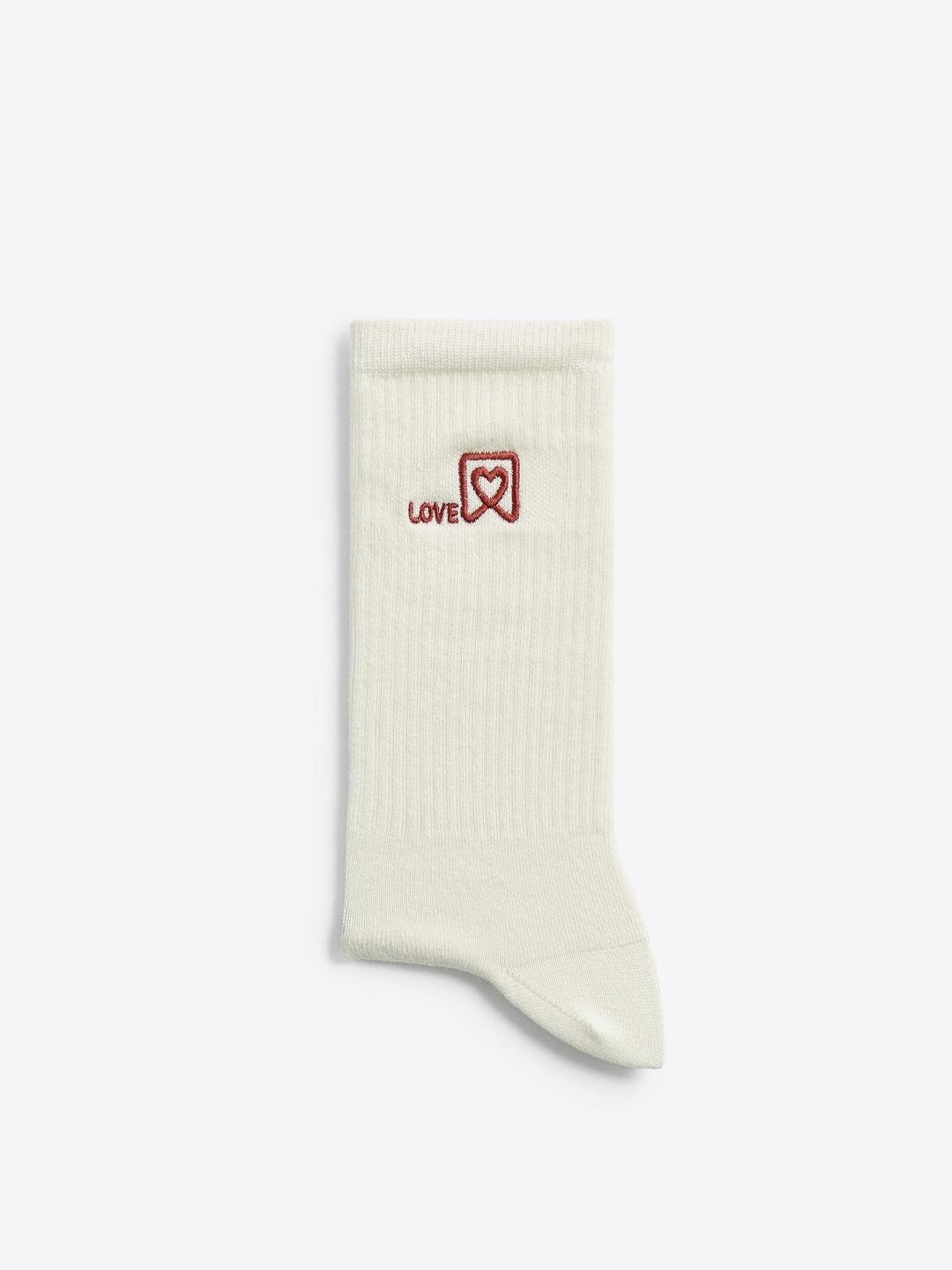 

ZARA Men White Socks
