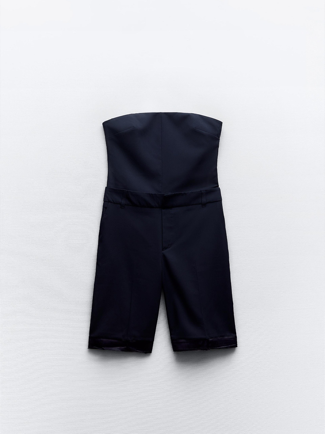 

ZARA Women Navy Blue Jumpsuit