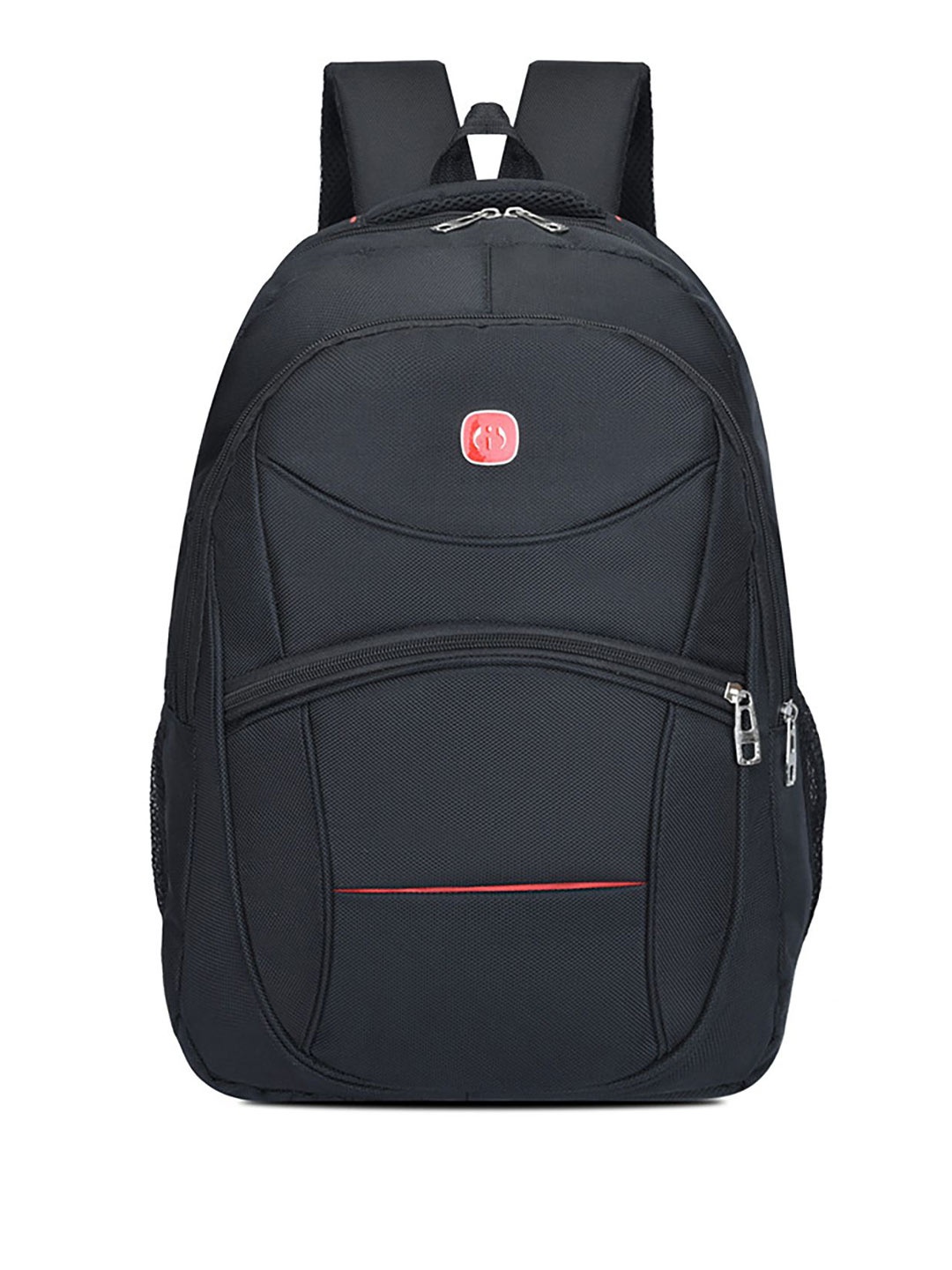 

SYGA Unisex Padded Ergonomic Shoulder Strap Backpack, Black