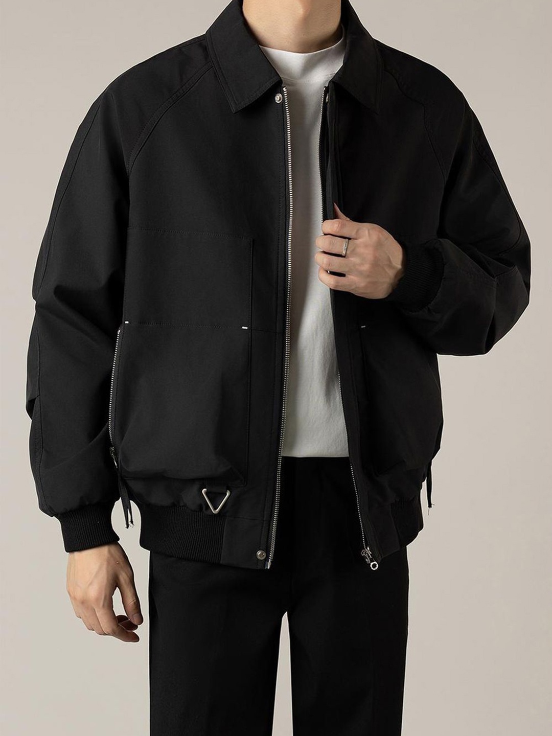 

StyleCast x Revolte Men Tailored Jacket, Black