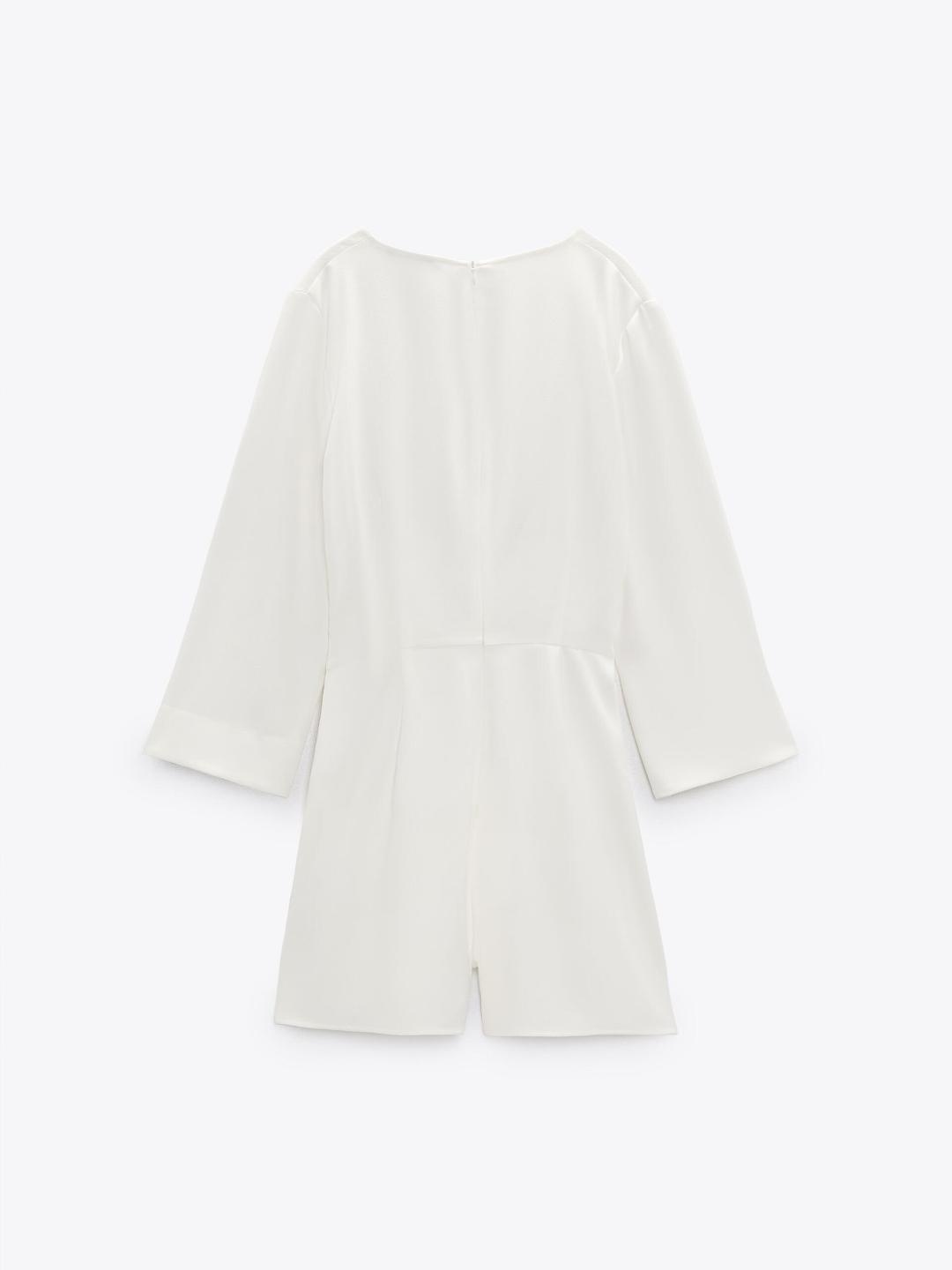 

ZARA Women White Jumpsuit