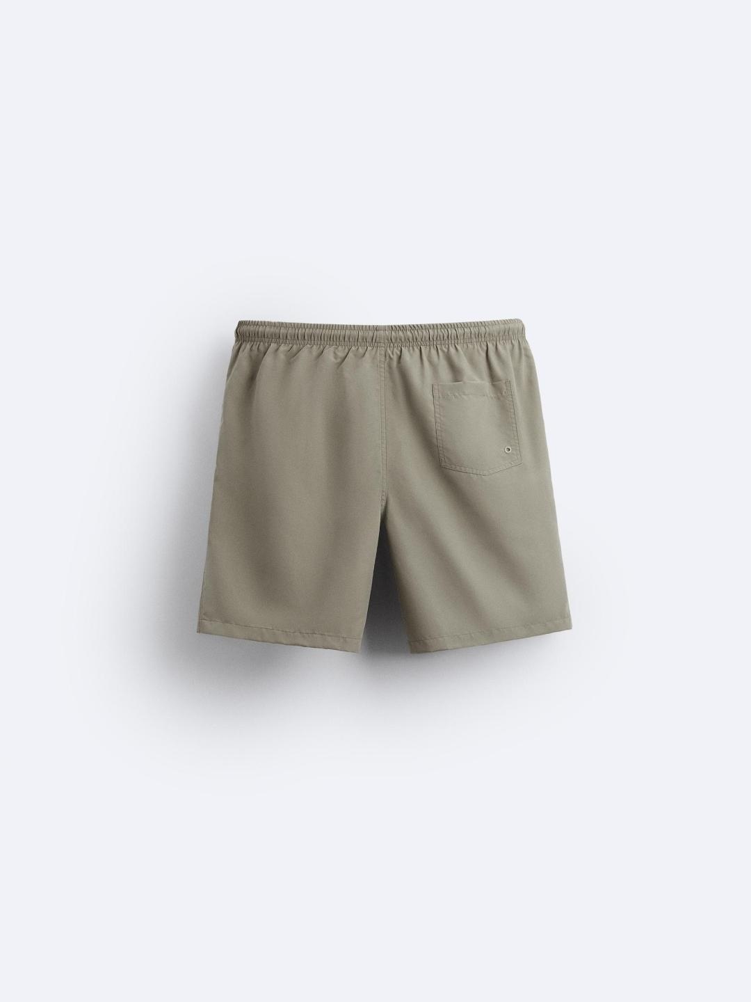 

ZARA Men Green Swimwear