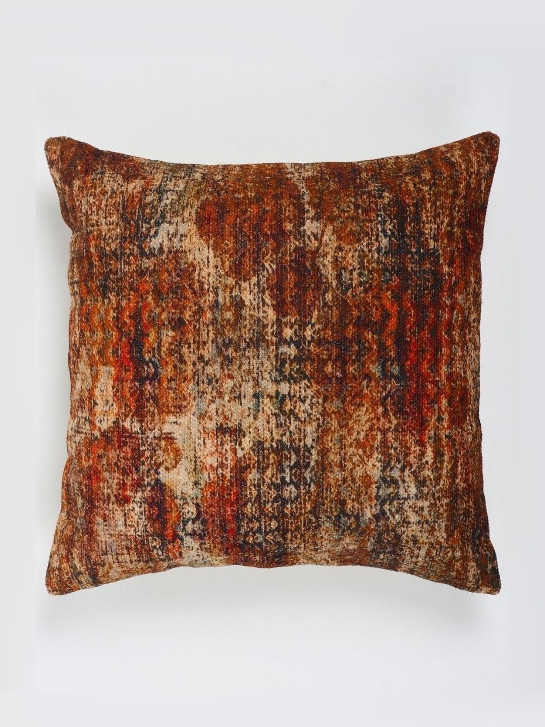 

Art Avenue Brown & Beige Abstract Printed Square Cushion Cover