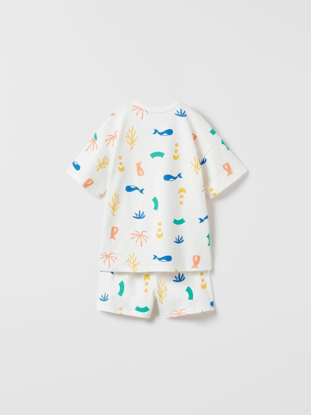 

ZARA Kids-Unisex Beige Clothing Set