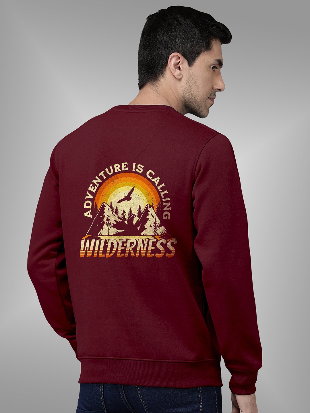 

BAESD Men Sweatshirt, Maroon