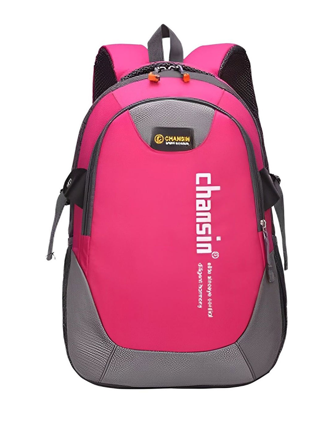 

SYGA Unisex Typography Ergonomic Backpack, Pink