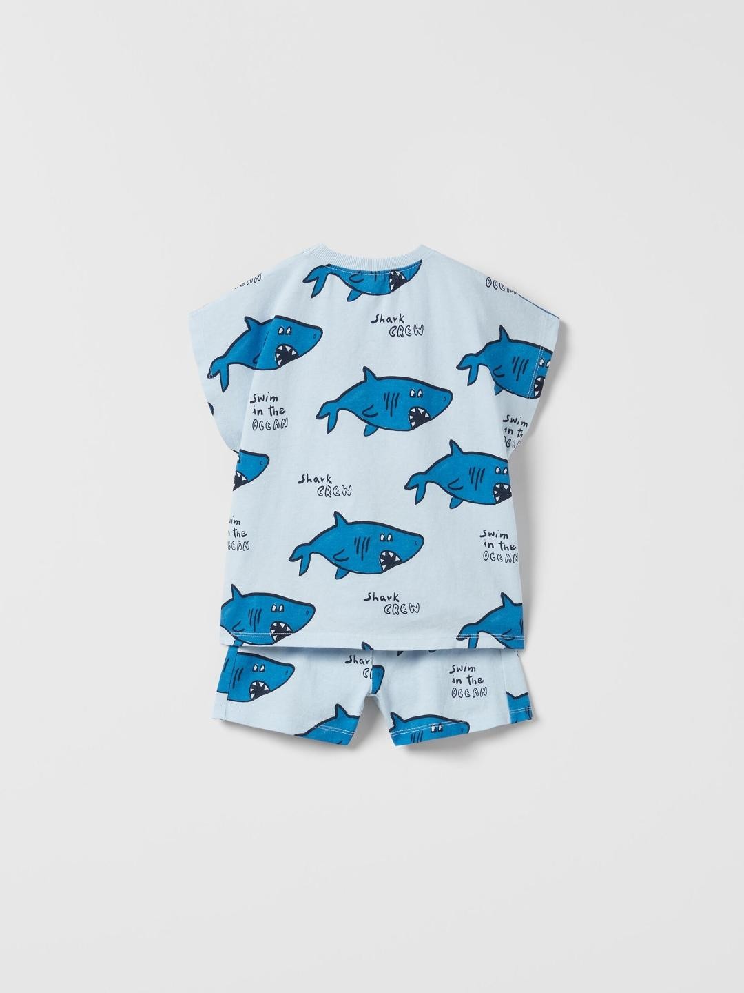 

ZARA Kids-Unisex Blue Tracksuits