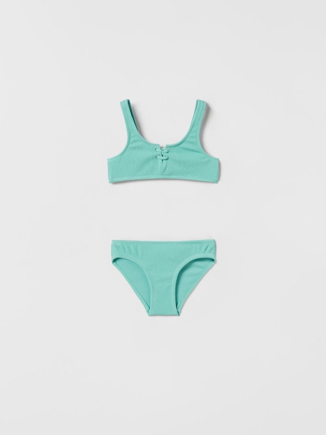 

ZARA Kids-Unisex Green Swimwear