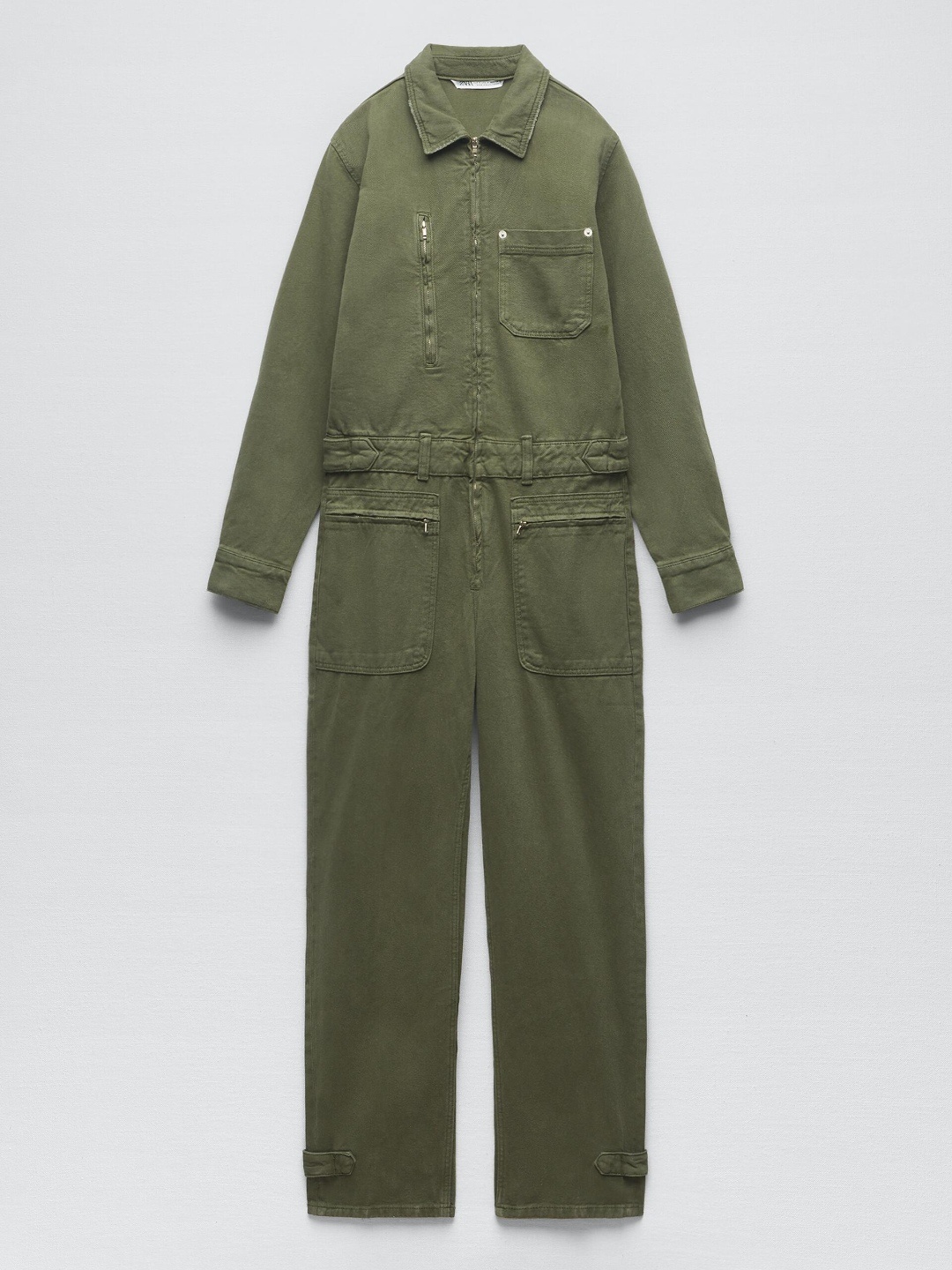 

ZARA Women Khaki Jumpsuit