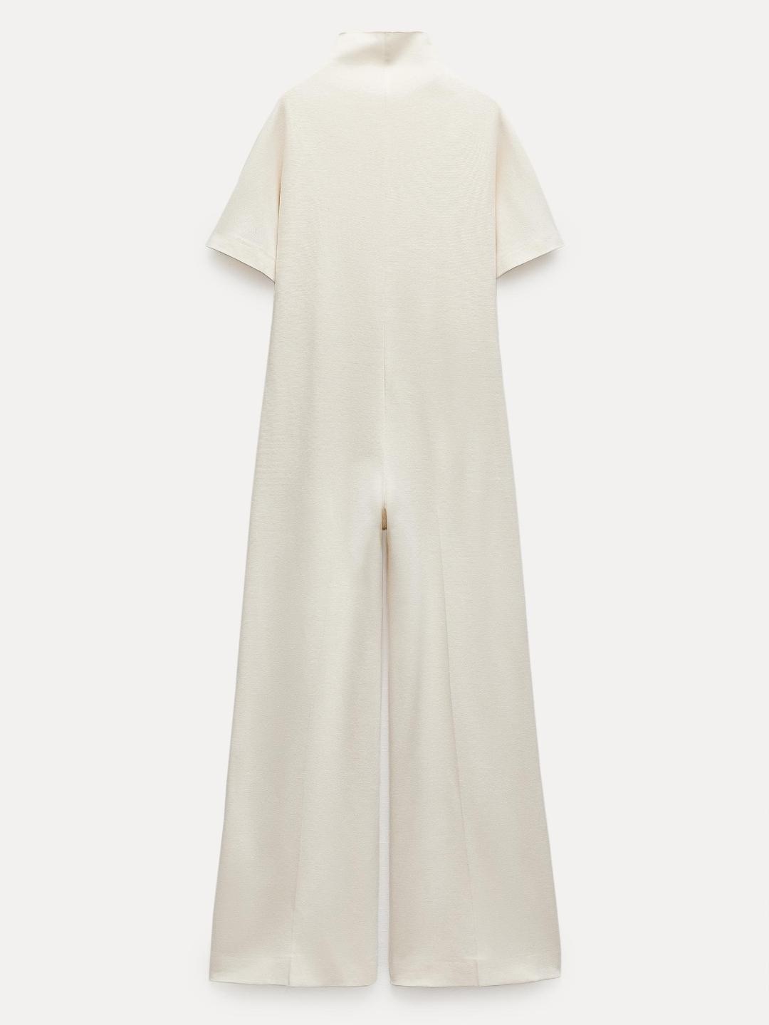 

ZARA Girls Beige Jumpsuit