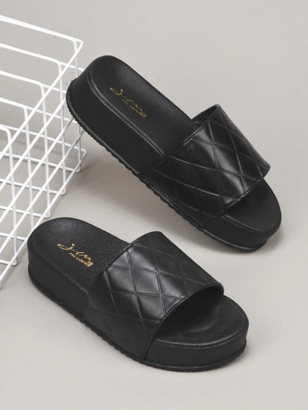 

JM Looks Women Slip-On Wedges, Black