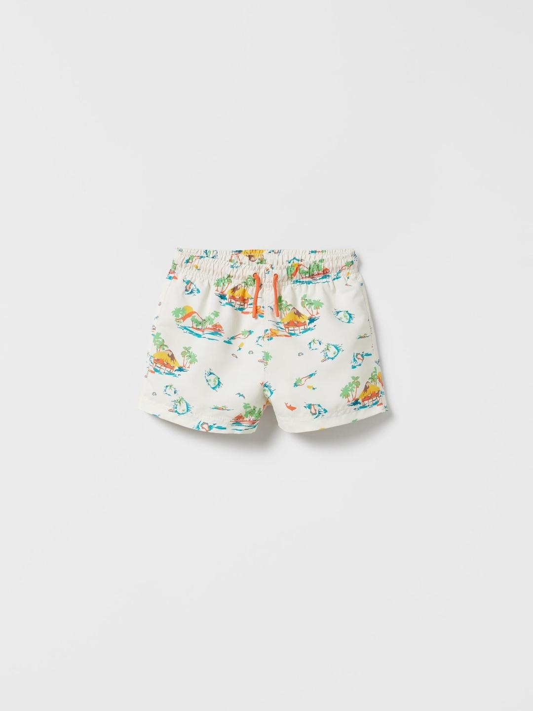 

ZARA Boys Beige Swimwear