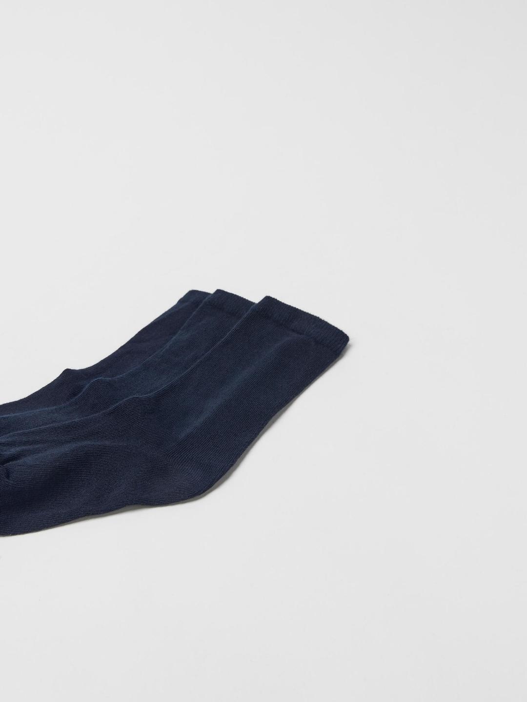

ZARA Kids-Unisex Navy Blue Socks
