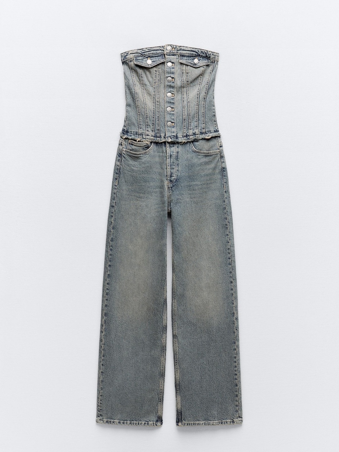 

ZARA Women Navy Blue Jumpsuit