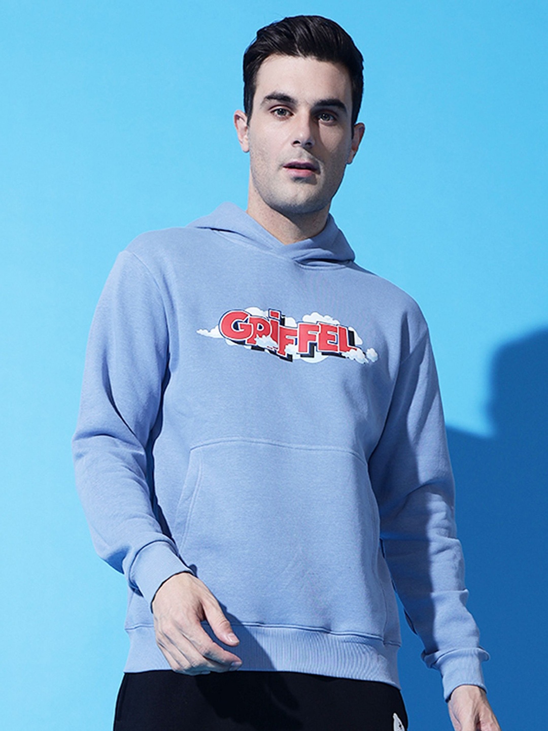 

GRIFFEL Men Printed Sweatshirt, Blue