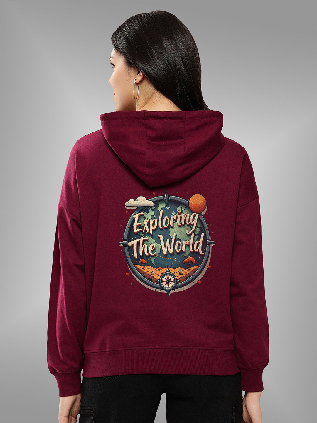 

BAESD Unisex Hooded Sweatshirt, Maroon