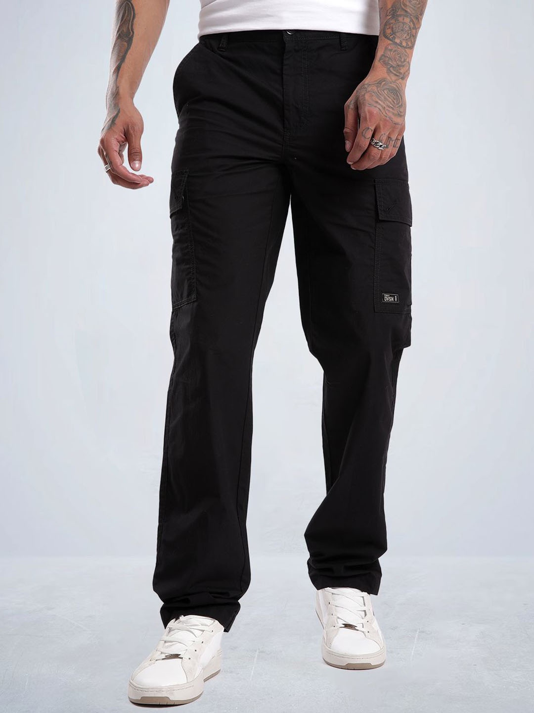 

t-base Men Cargos Trousers, Black