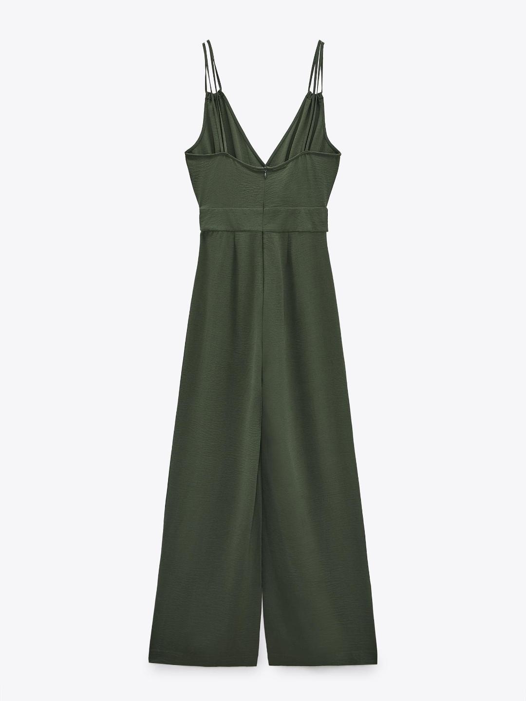 

ZARA Women Khaki Jumpsuit