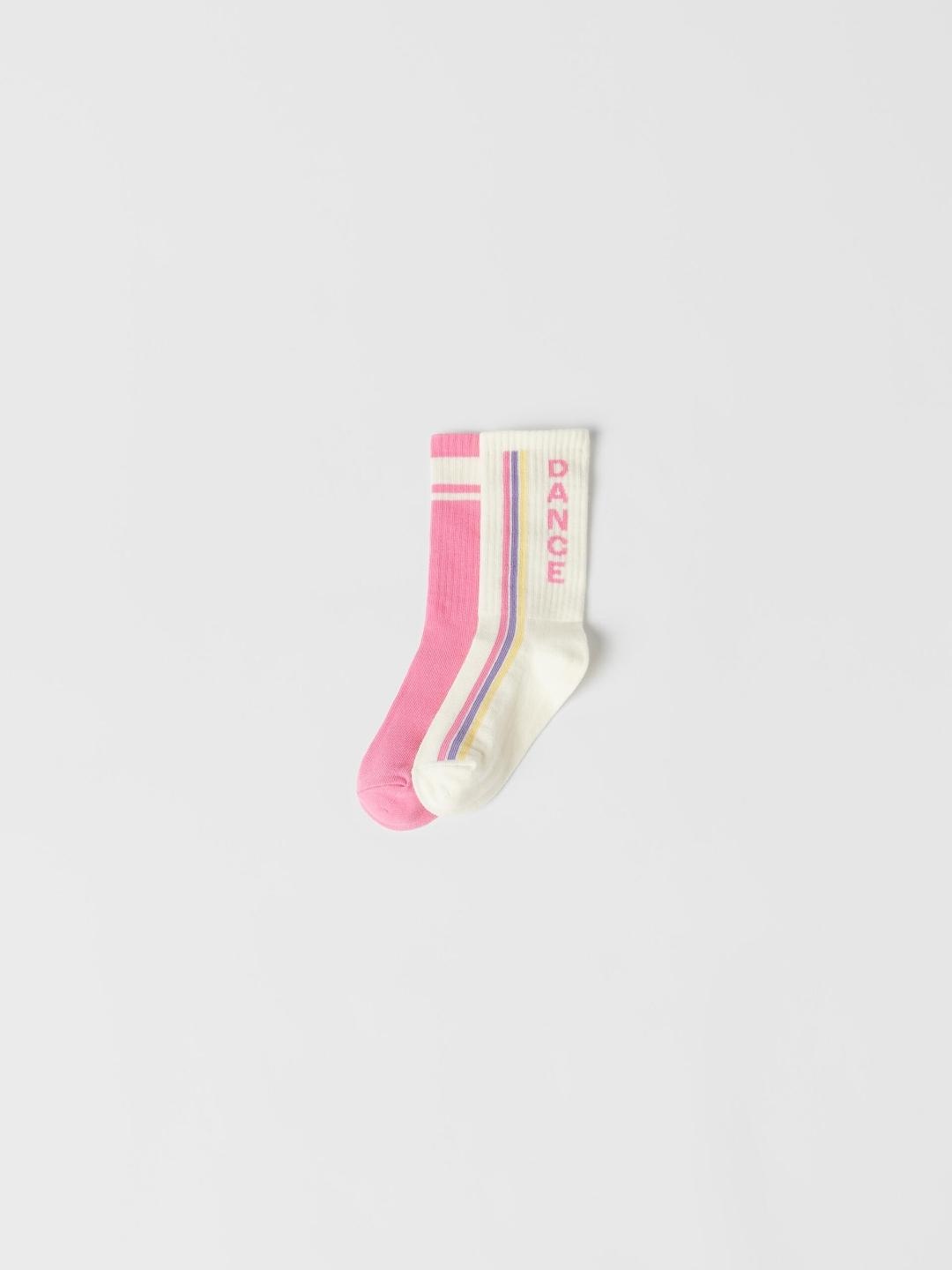 

ZARA Kids-Unisex Purple Socks