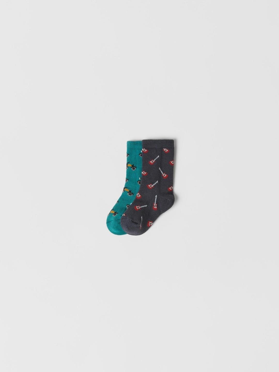 

ZARA Kids-Unisex Multi Socks