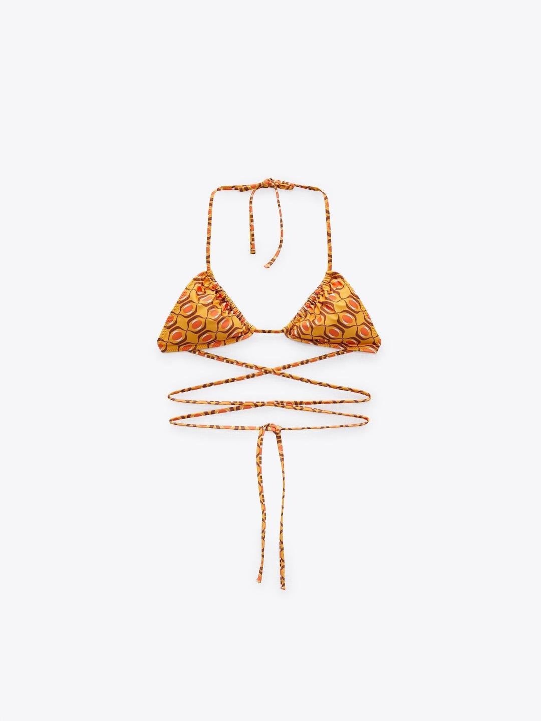 

ZARA Women Orange Swimwear