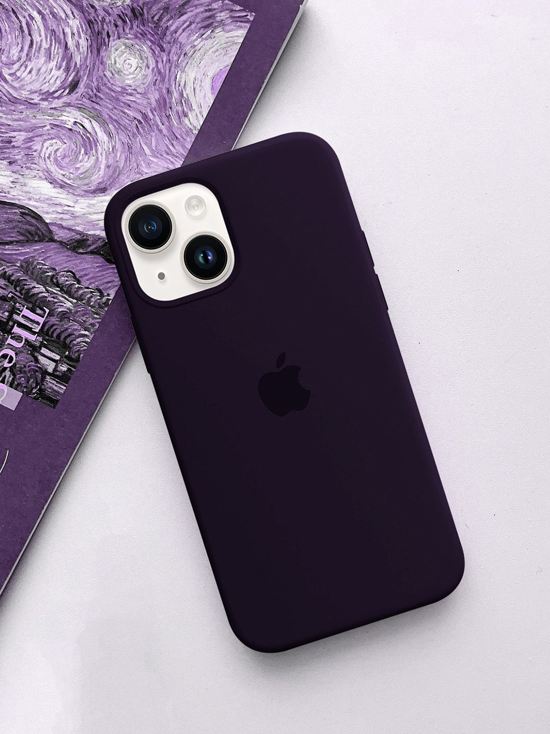 

TREEMODA Solid Printed iPhone 14 Back Case Mobile Accessories, Purple
