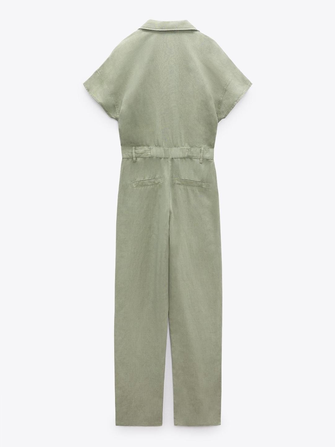 

ZARA Women Khaki Jumpsuit