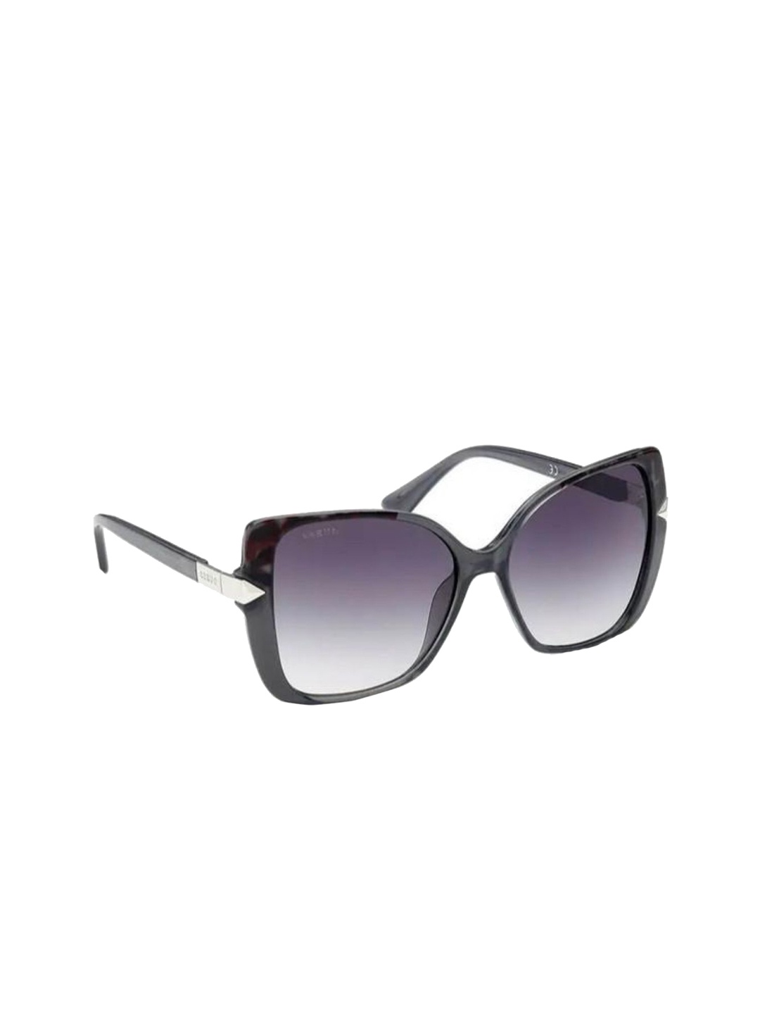 

GUESS Women Butterfly Sunglasses with UV Protected Lens GUS78205620BSG-Grey