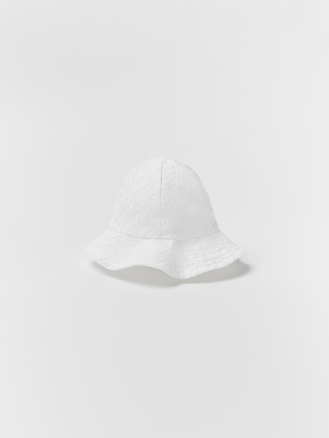 

ZARA Kids-Unisex White Caps