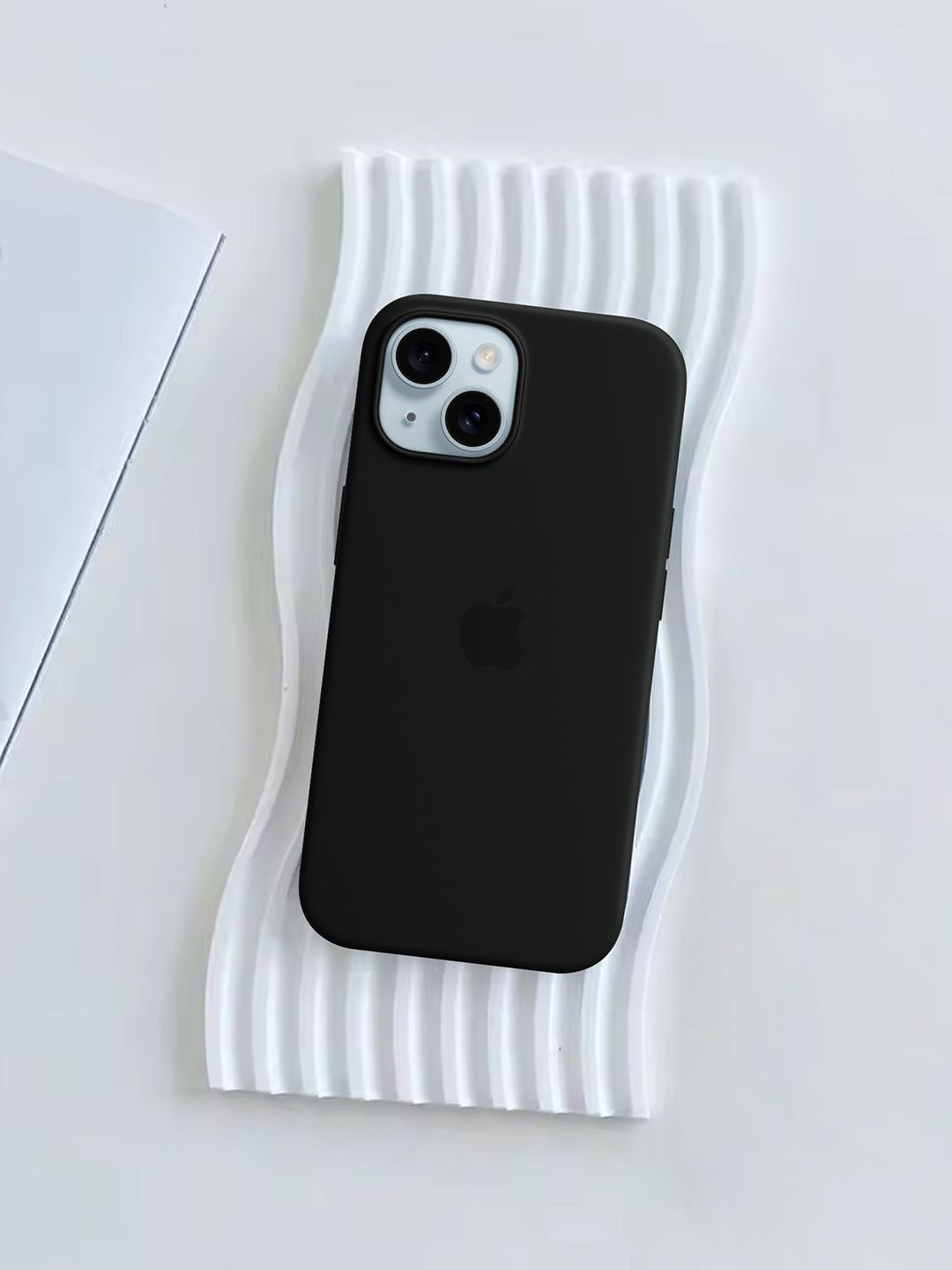 

TREEMODA Solid Printed iPhone 14 Plus Back Case Mobile Accessories, Black