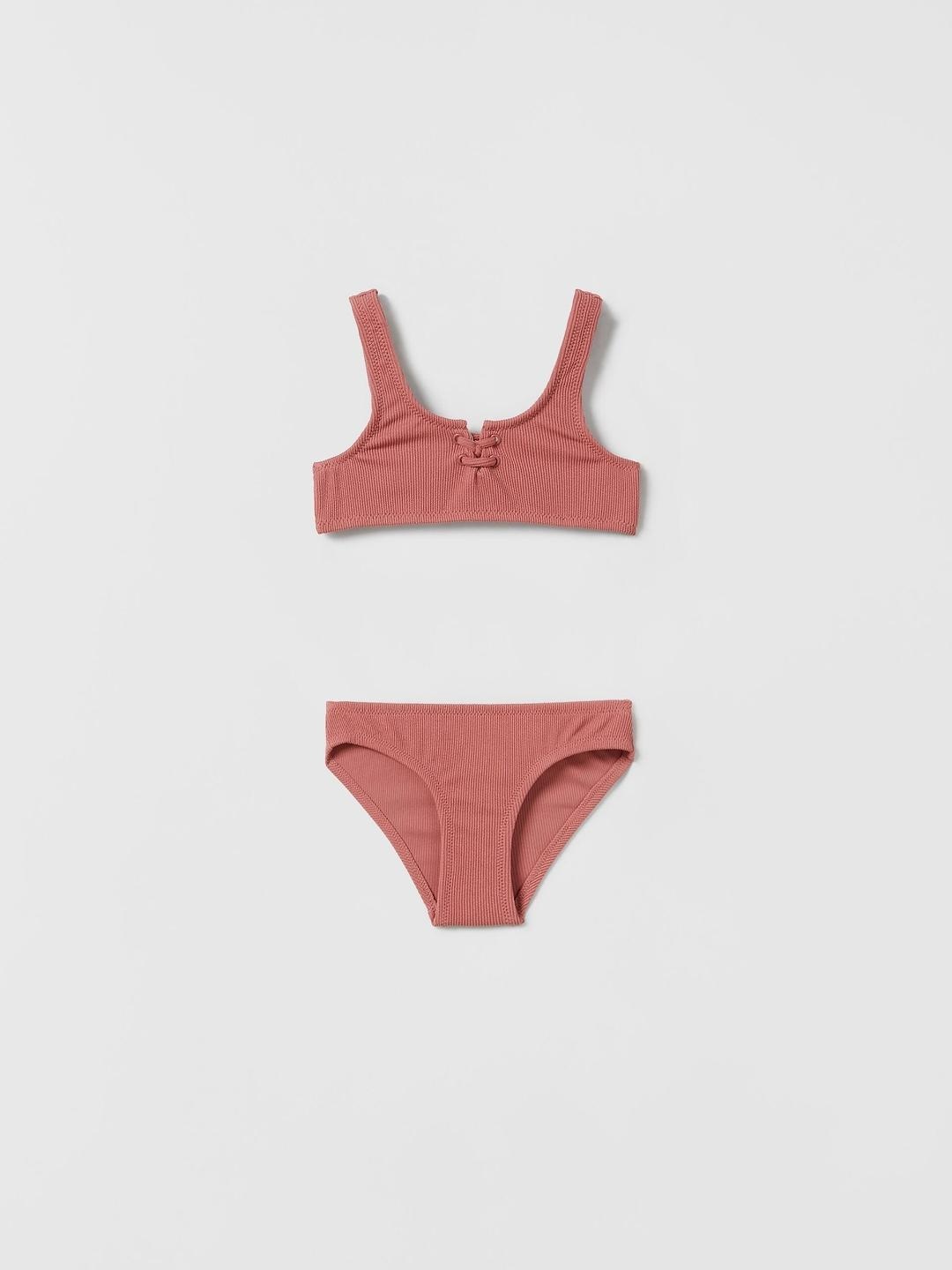 

ZARA Kids-Unisex Brown Swimwear