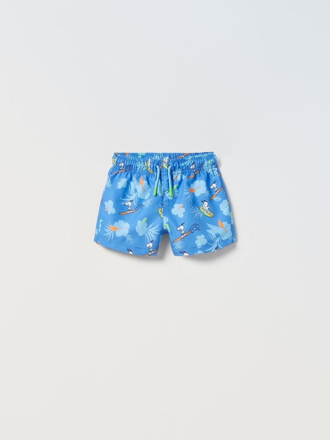 

ZARA Kids-Unisex Blue Swimwear