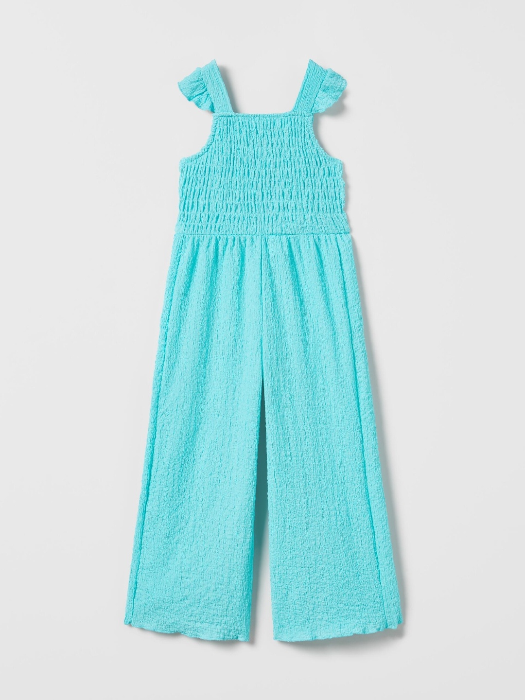 

ZARA Women Turquoise Blue Jumpsuit