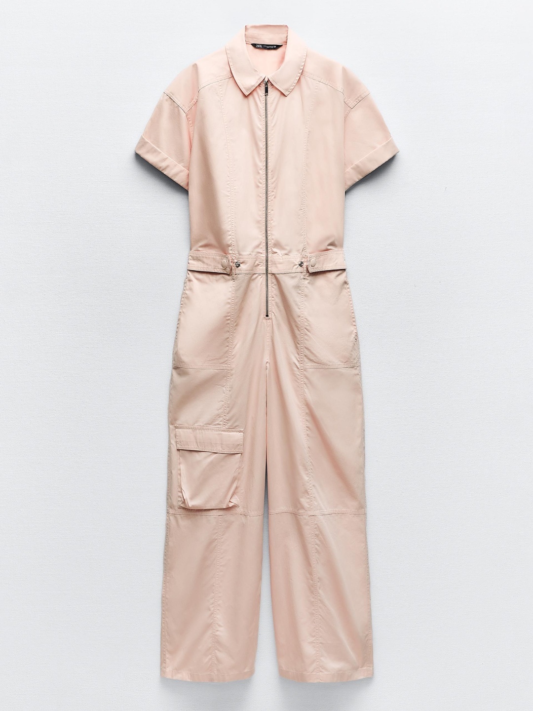 

ZARA Women Beige Jumpsuit