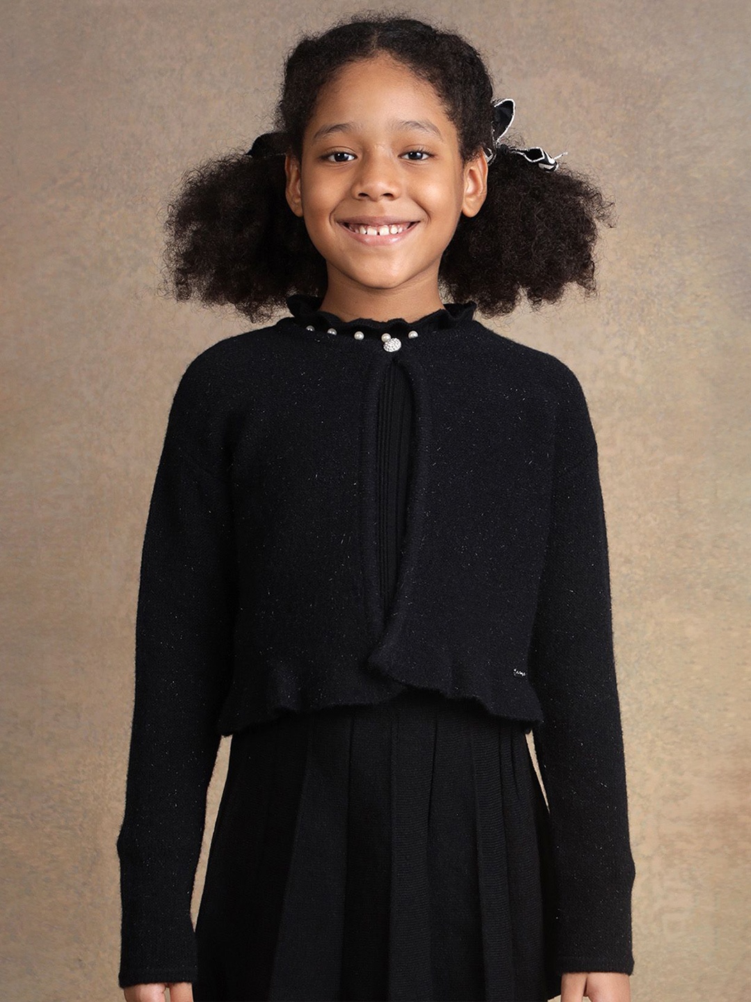 

One Friday Girls Cardigan Sweaters, Black