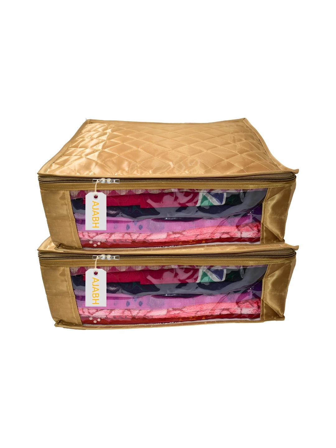 

Ajabh Yellow 2 Pieces Satin Drawer Organisers
